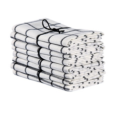 AXLINGS Handduk vit svart